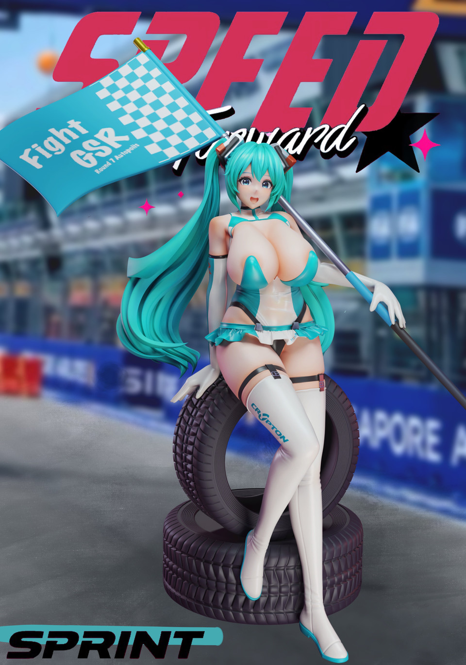 【Pre-sale】Racing Girl Hatsune Miku-SC Studio