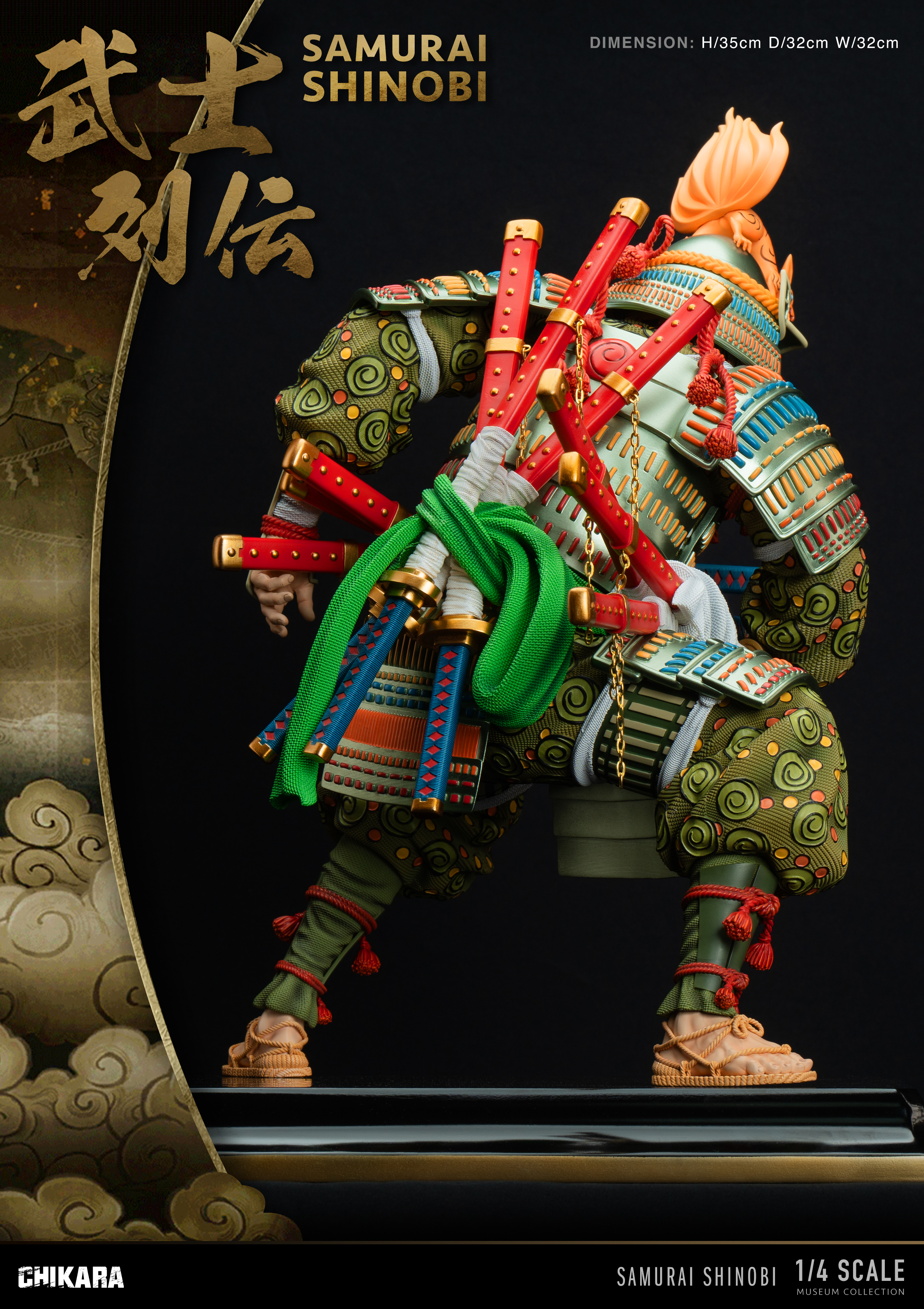 【Pre-sale】1/4 Scale Nine Tail Samurai-CHIKARA Studio