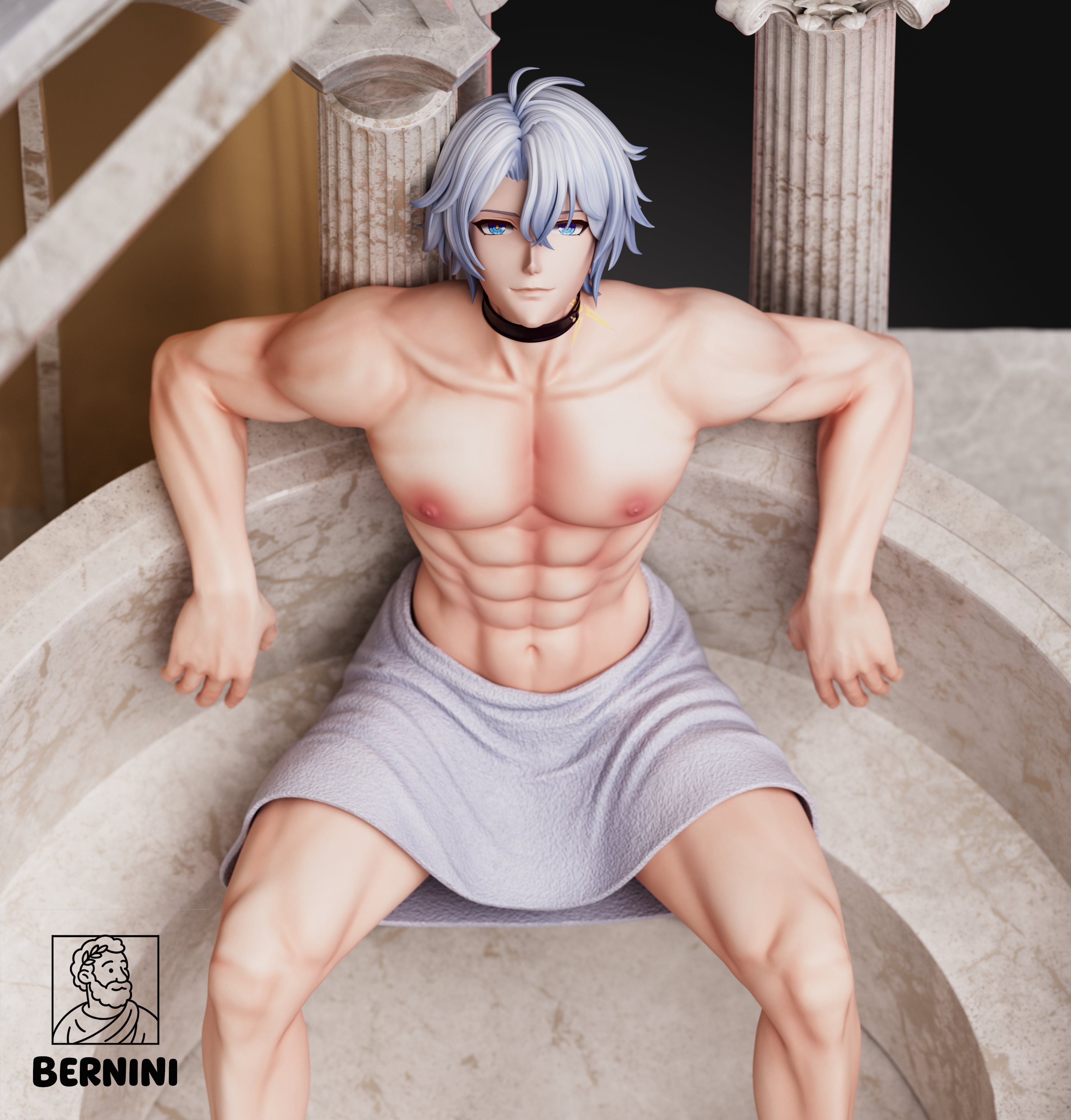 【Pre-sale】1/6 Scale Bathing Together-Phaidei-Bernini Studio