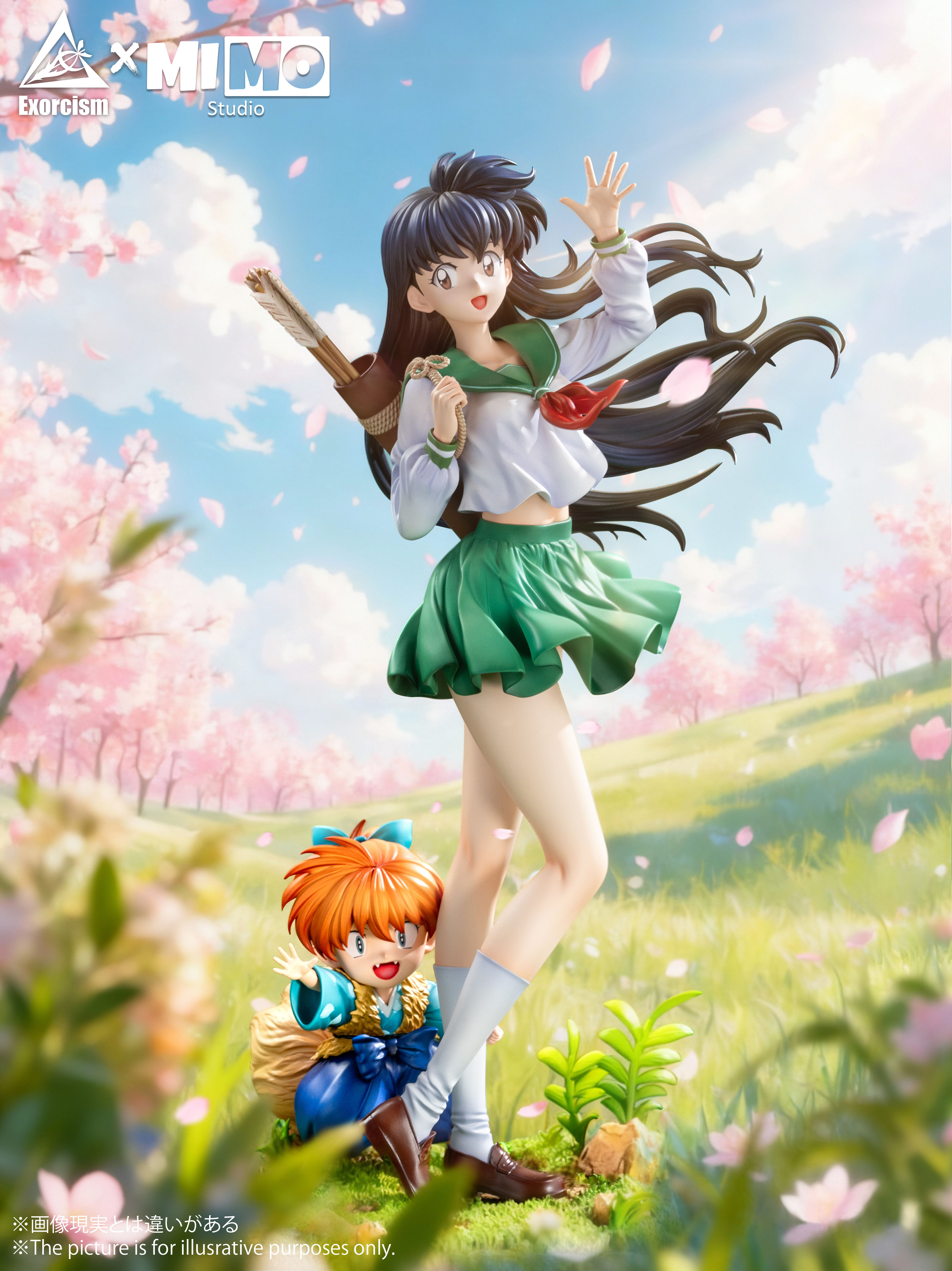 【Pre-sale】1/6 Scale Higurashi Kagome and Shippo-Exorcism Studio x Mimo Studio